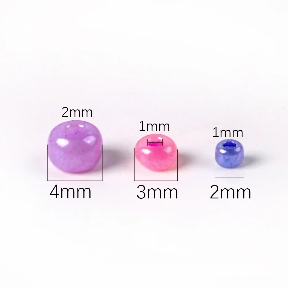 2mm 3mm 4mm fascino crema perline di vetro ceco per gioielli che fanno accessori per bracciali fatti a mano fai da te