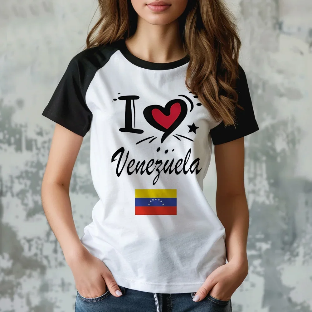 90s t-shirt harajuku Venezuela Tee women harajuku t-shirts girl 2000s clothing t shirt