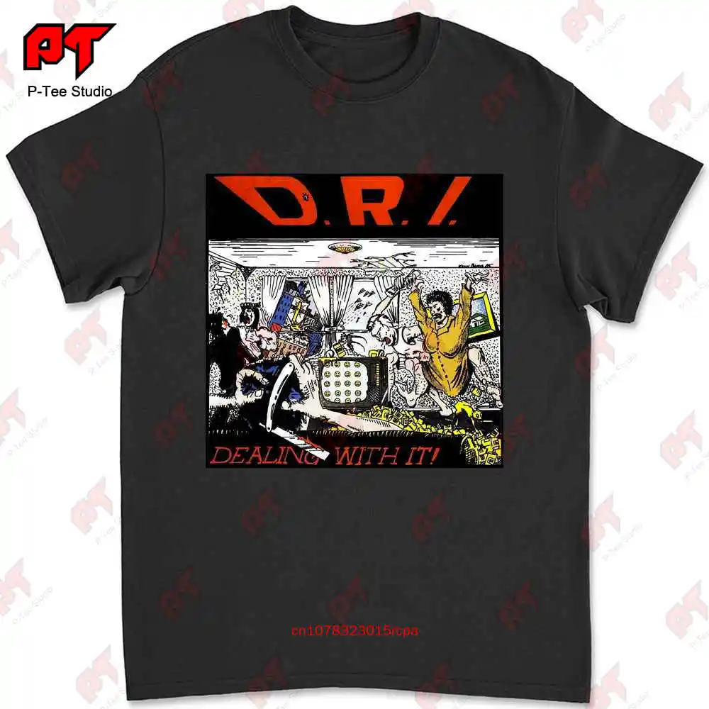 D.R.I Dealing With It Thrashblack T-shirt 93TL