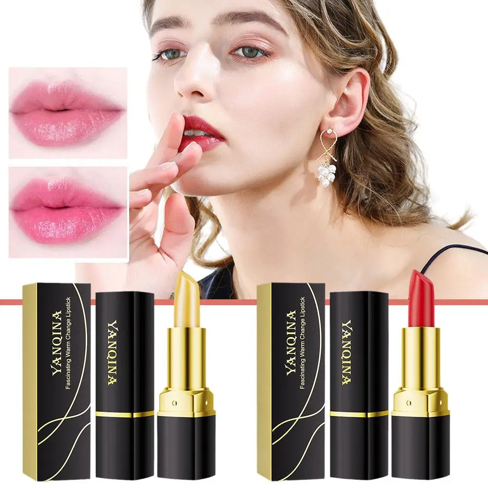 Lápiz labial hidratante de 2 colores, resistente al agua, degradado, reparador, duradero, nuevo bálsamo, sin labios, L4C0