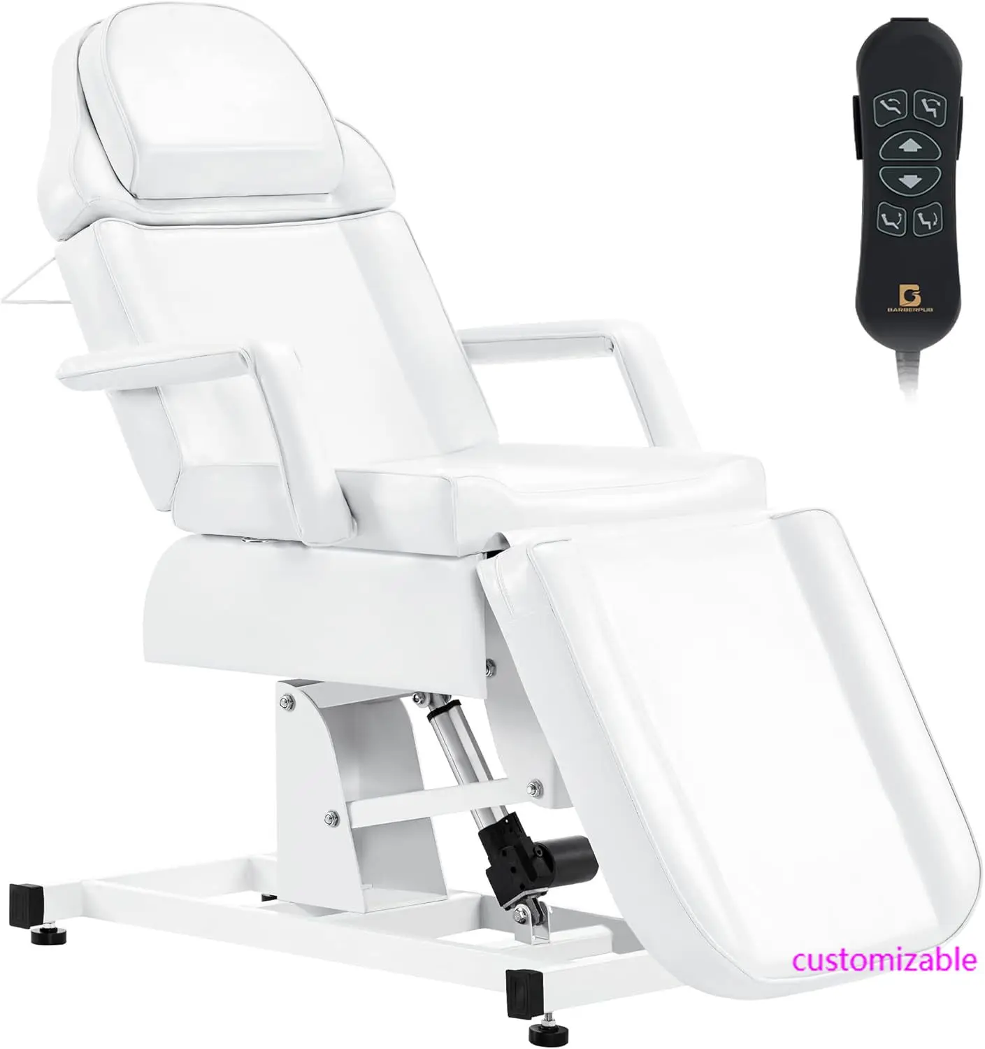Mesa de tatuaje, silla de tatuaje eléctrica para clientes, cama facial para esteticista, cama de tatuaje con 3 motores de ajuste eléctrico 2751