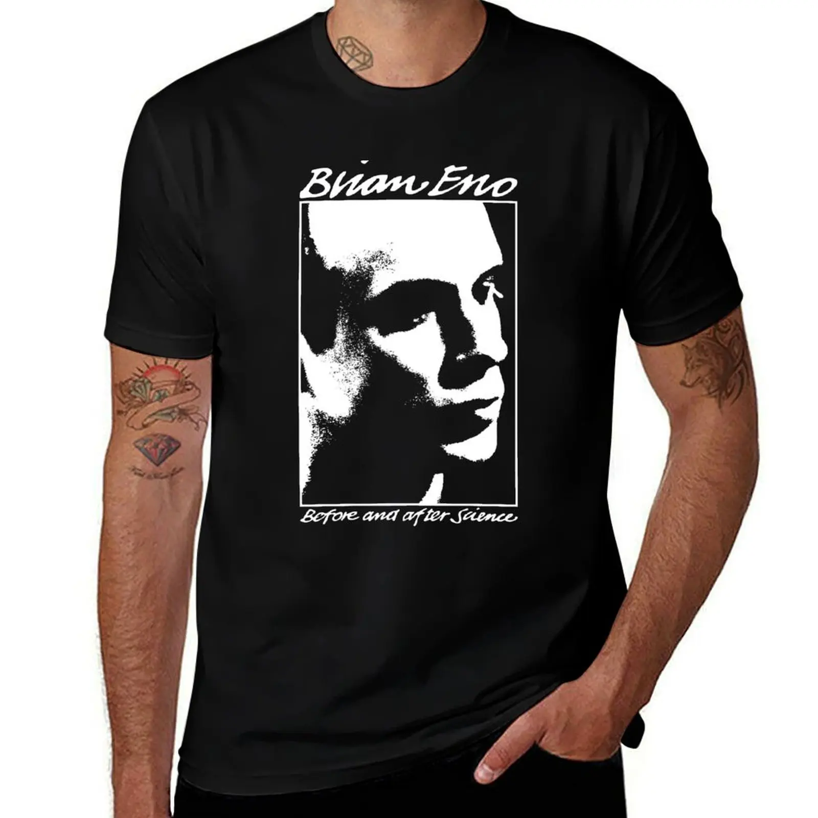 

BRIAN ENO T-Shirt Holiday Casual Short Sleeve Top