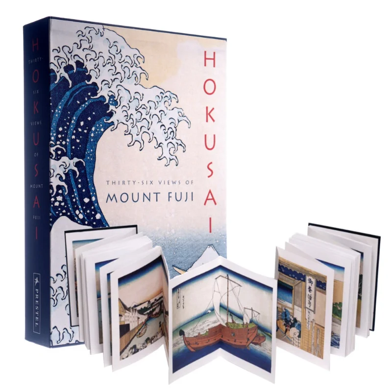 

Hokusai ThirtySix Views Of Mount Fuji Amelie Balcou Издательство Prestel 9783791386072 Книга