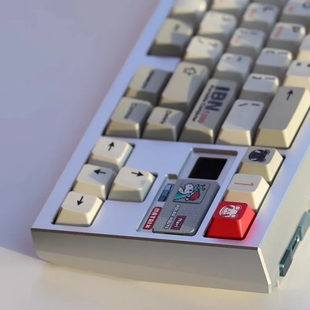 SteinsGate Thema Keycap Set 181Key PBT Aangepaste Retro Gepersonaliseerde Keyboard Cap Cherry Profile Key Cap voor mechanisch toetsenbord