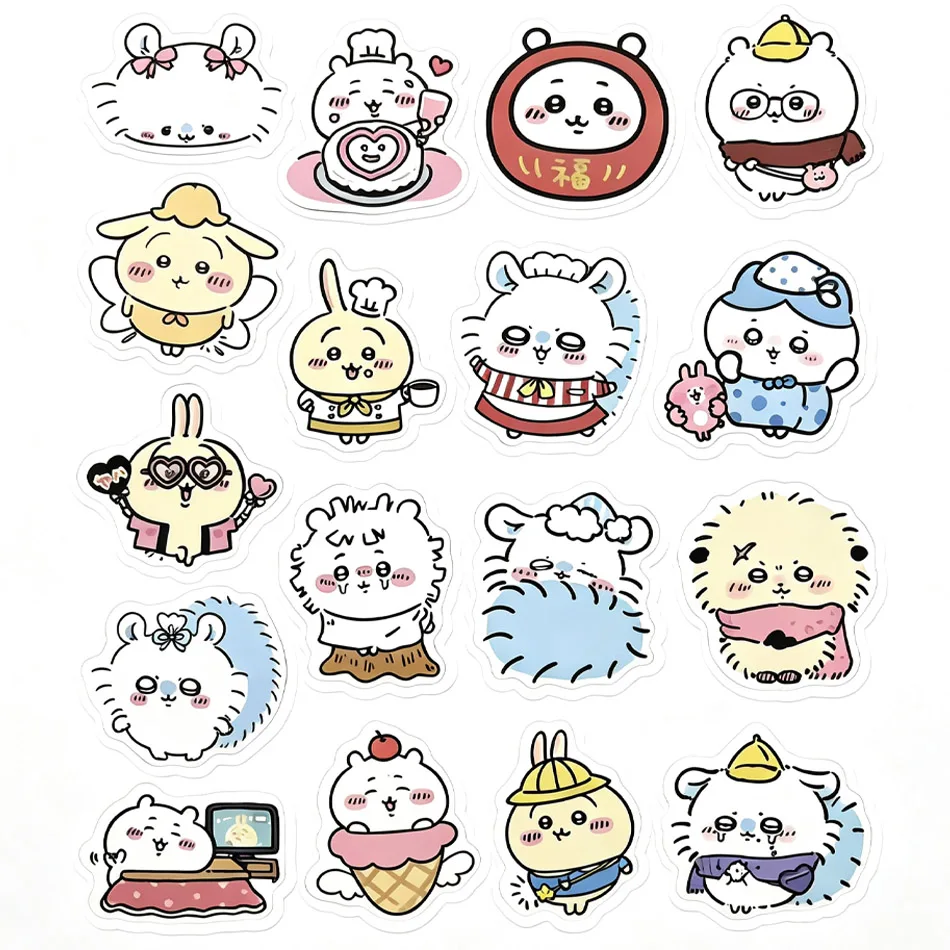Meistverkaufte 100 Stück Kawaii Jiikawa Cartoon-Aufkleber Dekorative Schreibtisch-Laptop-Scrapbook-Gepäck-Aufkleber Niedliche Graffiti-Sticker als Geschenk für Kinder – Detail 8