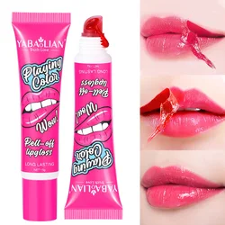 Lip Stain Gloss Tattoo Peel Off Tint Long Lasting Waterproof Lip Gloss Lipstick Lip Gloss for Women Tear-off Matte Lip Glaze