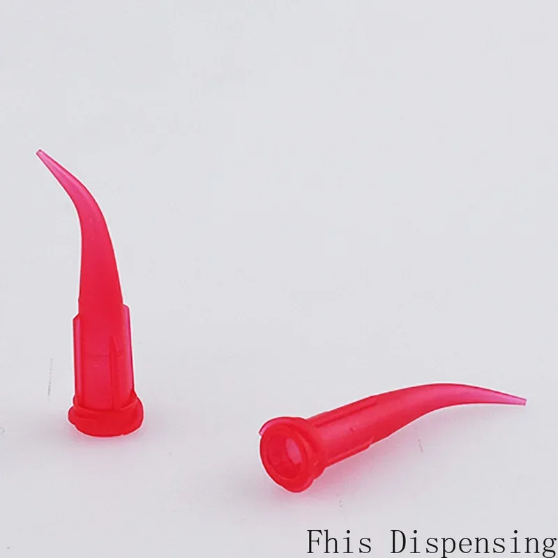 Pack Of 100 Dispense เคล็ดลับ TT Tapered โค้งเข็ม25G