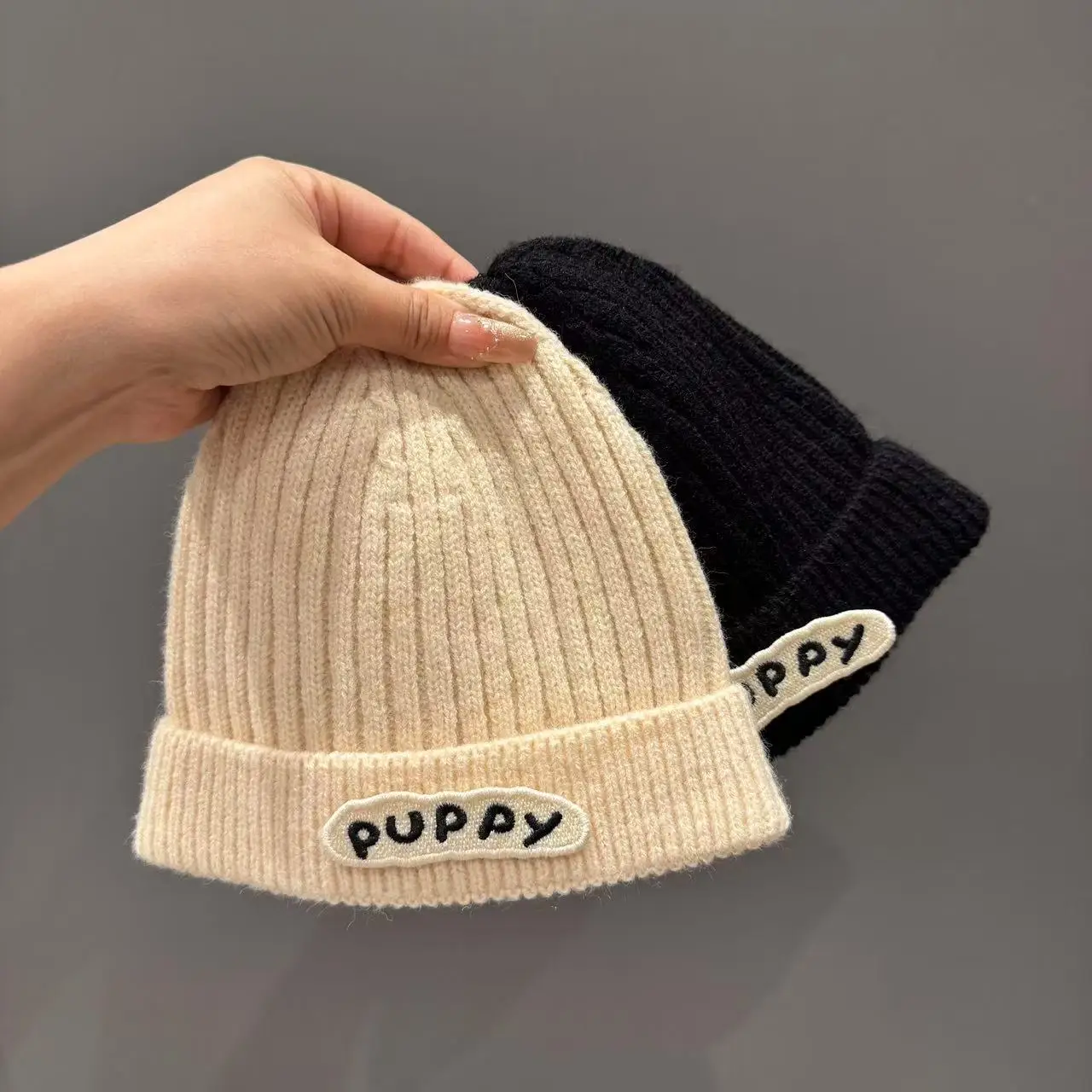 طفل محبوك قبعة الشتاء رسالة قبعة الأذن حماية الدافئة وسميكة البلوز الوليد لوازم الهدايا زارا الاطفال الفتيات 2025