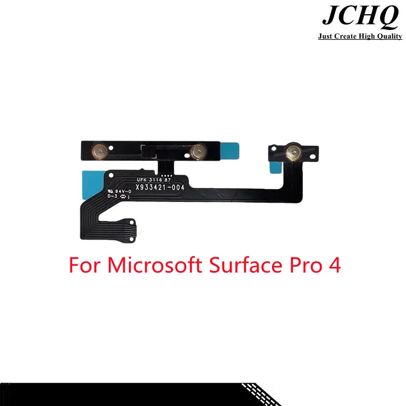 JCHQ Original For Microsoft Surface Power On Off Volume Button Flex Cable Replacement Parts Pro 4 1724