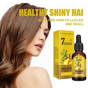زيت نمو الشعر EELHOE-GINGER لنمو الشعر ، علاج مضاد لتساقط الشعر ، جوهر طبيعي ، نمو مرطب ، محلول مغذي ، منتجات عناية أفضل 10 منتجات أصلية مبيعا - رقم 1