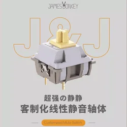 Jarvis JJ Small Pressure Silent Linear Keyboard Switch Japan Premium Grease Fine lubrication Mute Mechanical Keyboard Switches