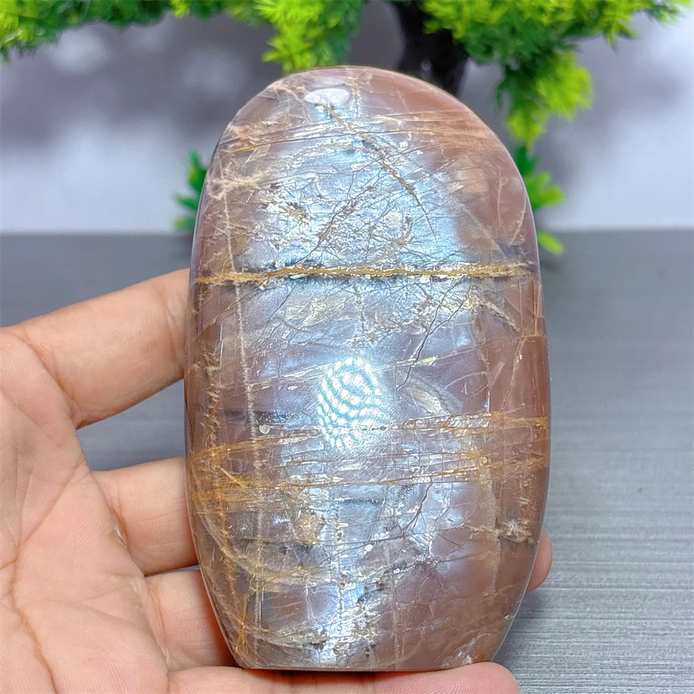 

Moonstone Free Form Natural Crystal Home Decoration Room decor Lucky Auspicious Quartz Stone Garden Healing Energy Love Gifts