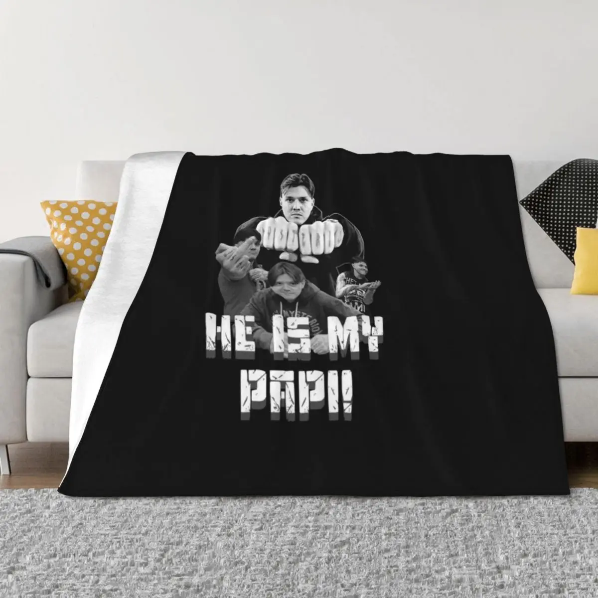 

He is my Papi! - Dominik Mysterio Throw Blanket Weighted Luxury Throw Thins Beach Blankets