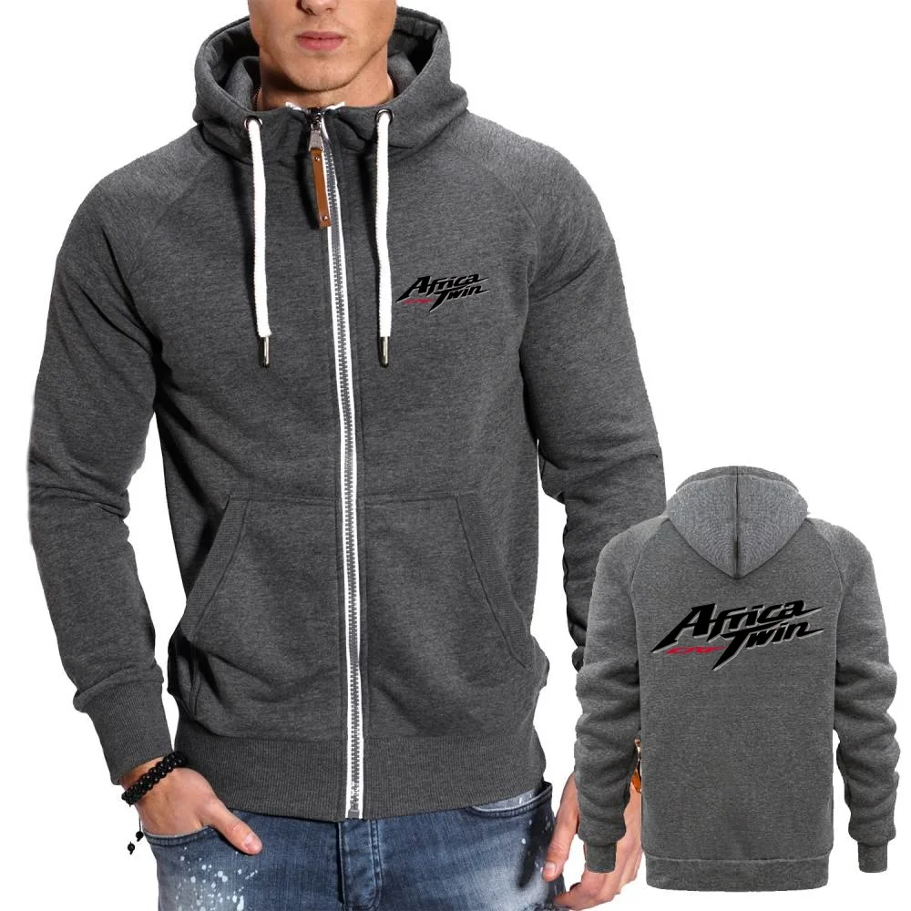 Sudaderas África Twin Crf para hombre, chaqueta de aventura para motocicleta, Jersey polar a prueba de viento, prendas de vestir exteriores, prendas de punto, sudaderas con capucha, abrigos deportivos
