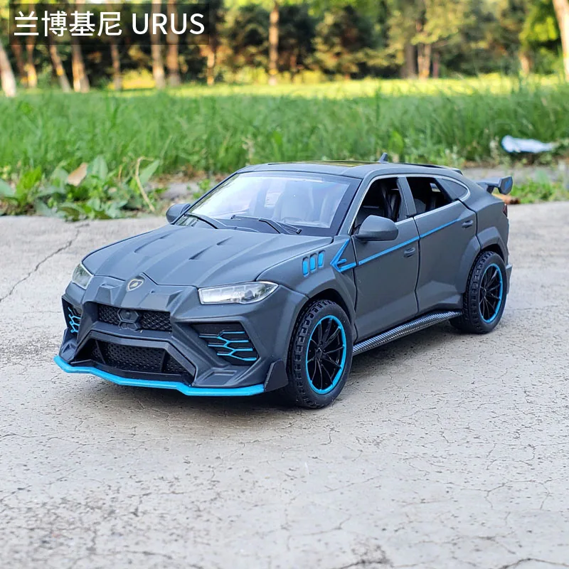 1:32 Lamborghini URUS coche deportivo simulación Diecast Metal aleación modelo coche sonido luz tirar hacia atrás colección niños juguetes regalos