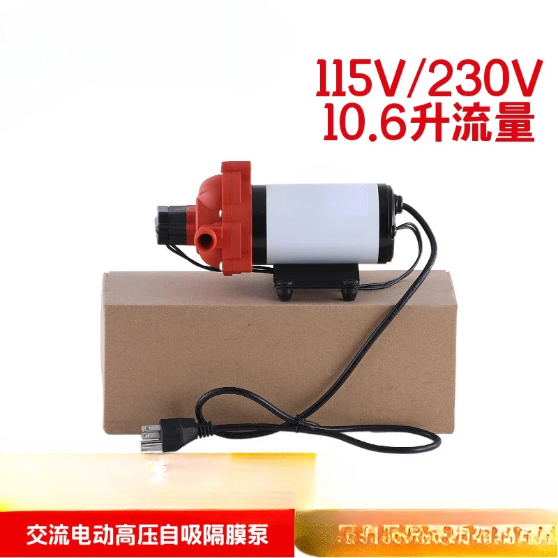 

Suitable for 115V AC high pressure self-priming diaphragm RV yacht life water supply booster pump 10.6 liters flow 230V