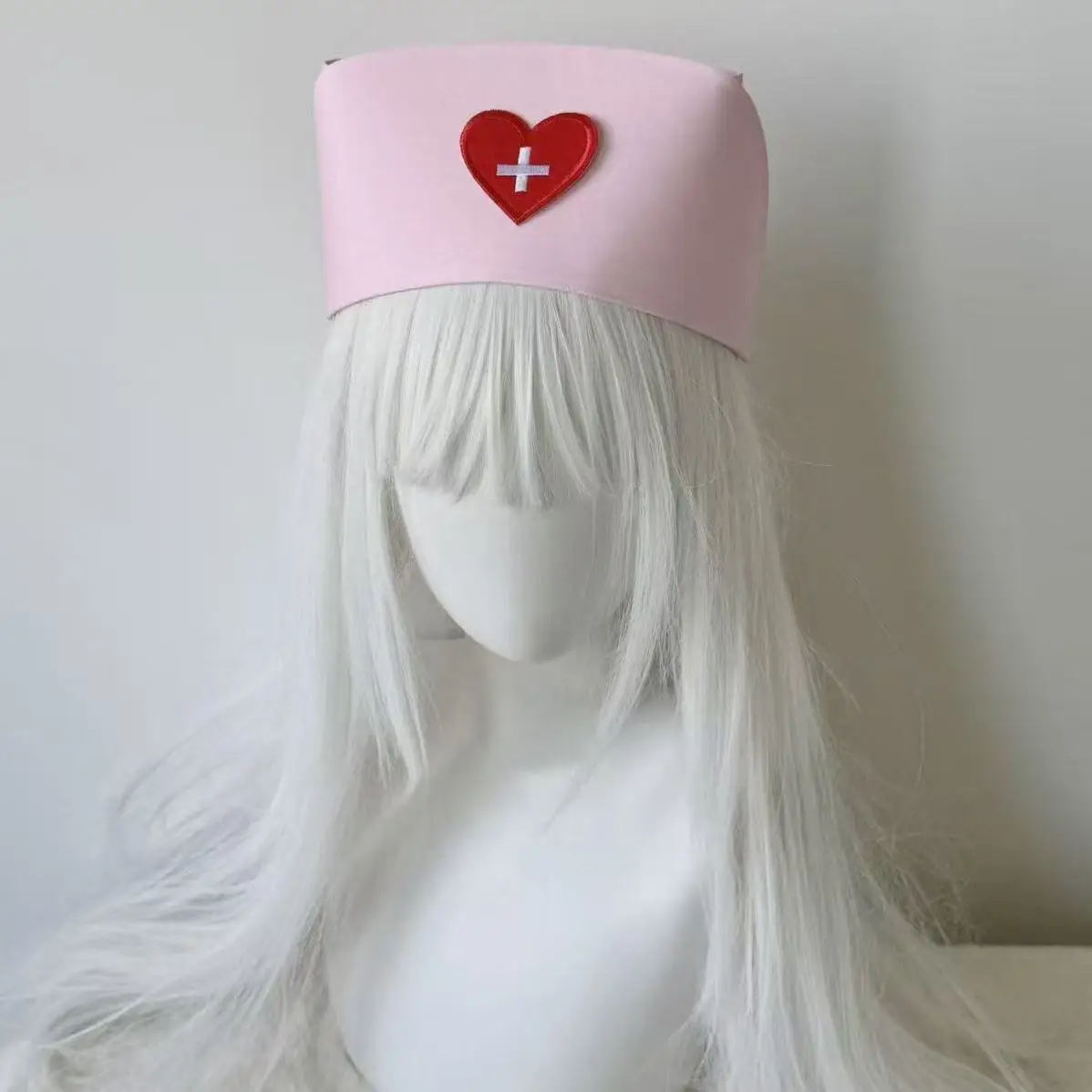 수제 서브컬쳐 간호사 모자 Y2K 아비 크로스워터 세일러 캡 스위트 걸 JK 네이비 캡 코스프레 캡 로리타 액세서리