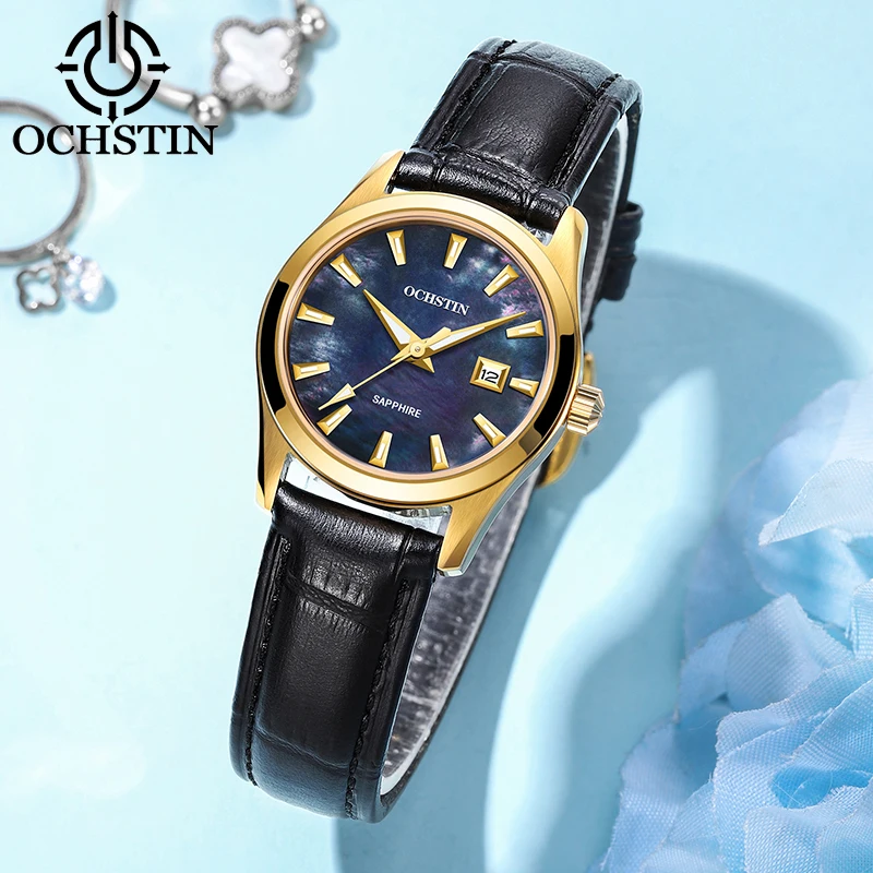 

OCHSTIN New 2024 Fresh and Beautiful Urban Beauty Series Automatic Quartz Movement Waterproof Watch Women's Quartz Watch