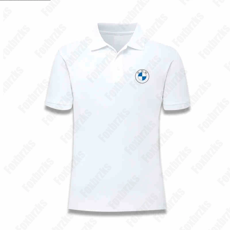 BMW Harajuku Racing Fan Poloshirt Korte mouw Zomer Zweet Sneldrogend Comfortabel Top Motocross Korte T-shirt Mouw B-M-W