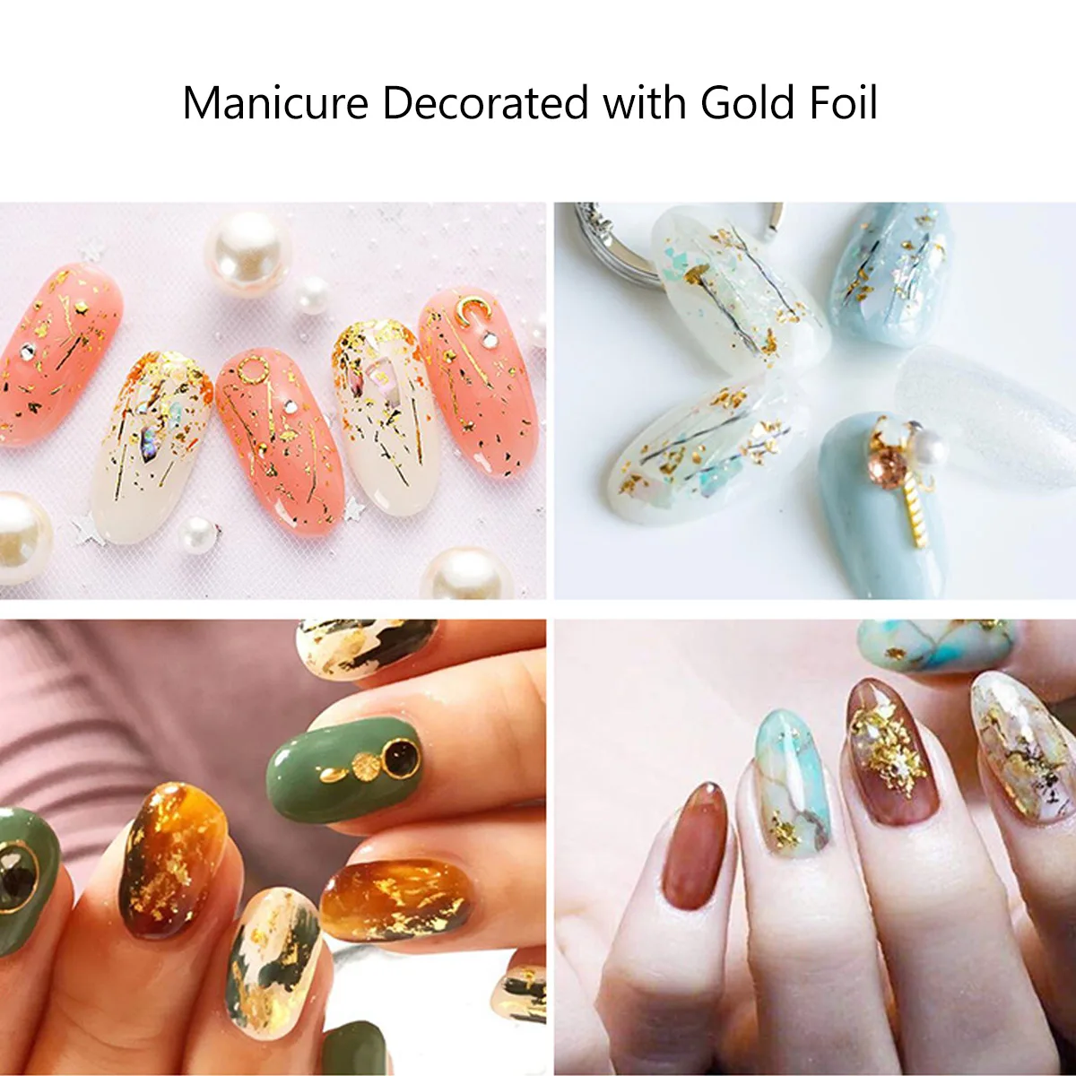 

10 Pcs Foil Decor Paper Edible Paint Gilding Imitation for Painting Cake