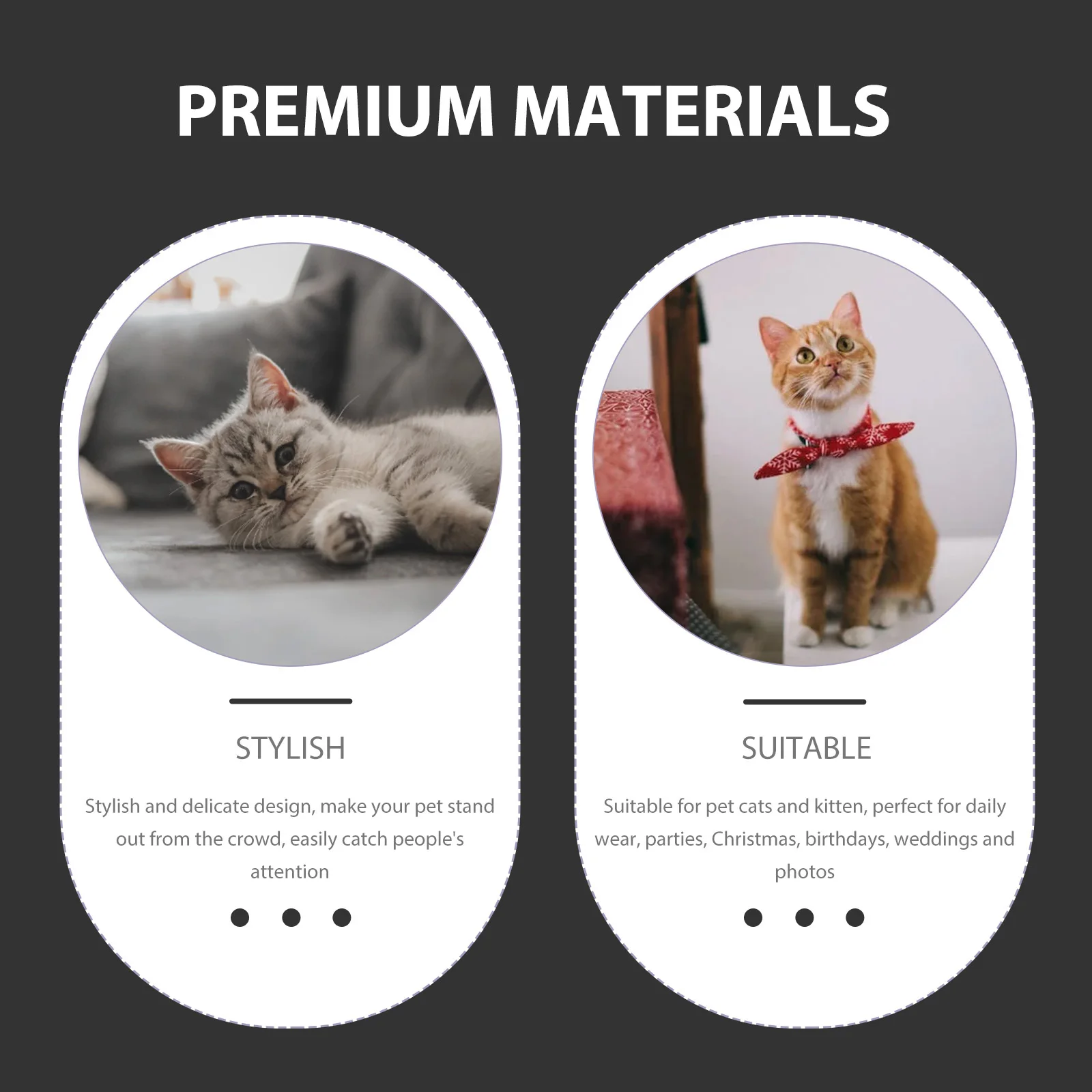 

Adjustable Rainbow Collar for Pets Safe Stable Longtime Use Cute Adorable Design Perfect Photo Shoots Daily Wear