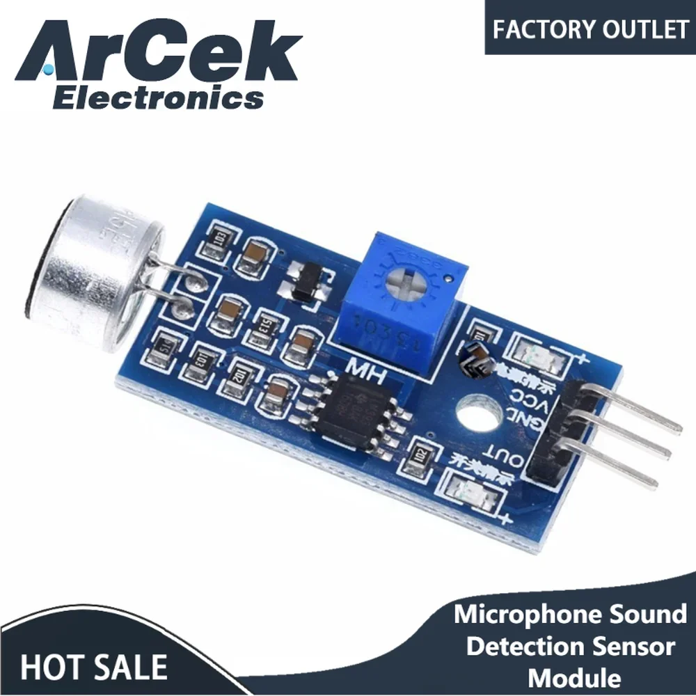 Microphone Sound Detection Sensor Module Sound Sensor Intelligent Vehicle For Arduino