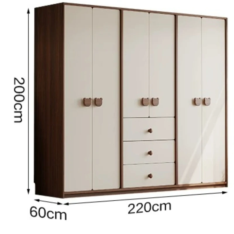 Bookcase Tall Wardrobe Organizer Fluted Drawers Narrow Wardrobe Door Petite Armadio Camera Da Letto Kid Bedroom Furniture