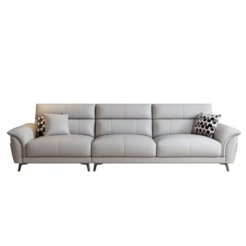 

Sofa living room small apartment simple modern 2025 new three-person four-person household straight sofa