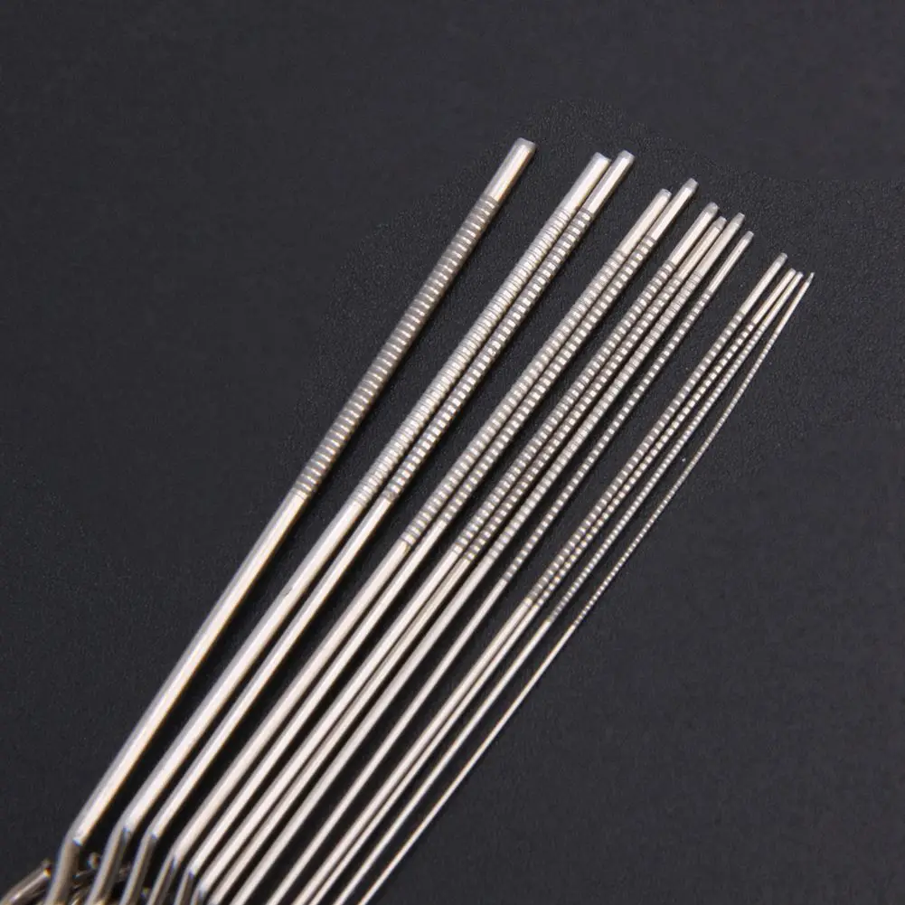 SMIEA กีตาร์ Nut Slotting สะพาน Pin Hole Slot File Kit Saw Rods Filing Set Luthier