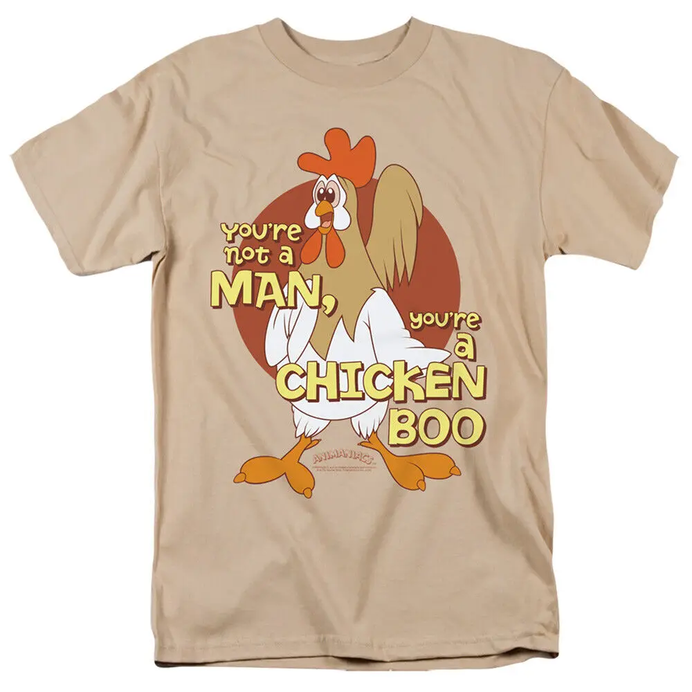 CHICKEN BOO Licensed Adult Men's Anime Graphic T-shirts For Men Clothing Women Short Sleeve Tees Vintage High Quality 100%Cotton