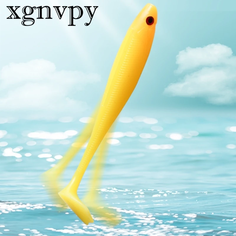 Xgnvpy Luya T Tail Frog Foot Soft Bait Bait Crank Hook Fishing Perch Mandarin Fish Mouth Fishing Special 95mm 6g 75mm 3g