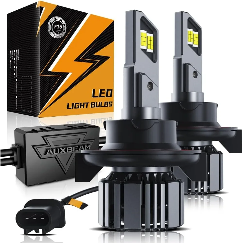 

H13 9008 Fog Light, F15 Series H13 Powersports, 20000LM 600% Brighter 6500K 9008 Light for UTV ATV Offroad Vehicles