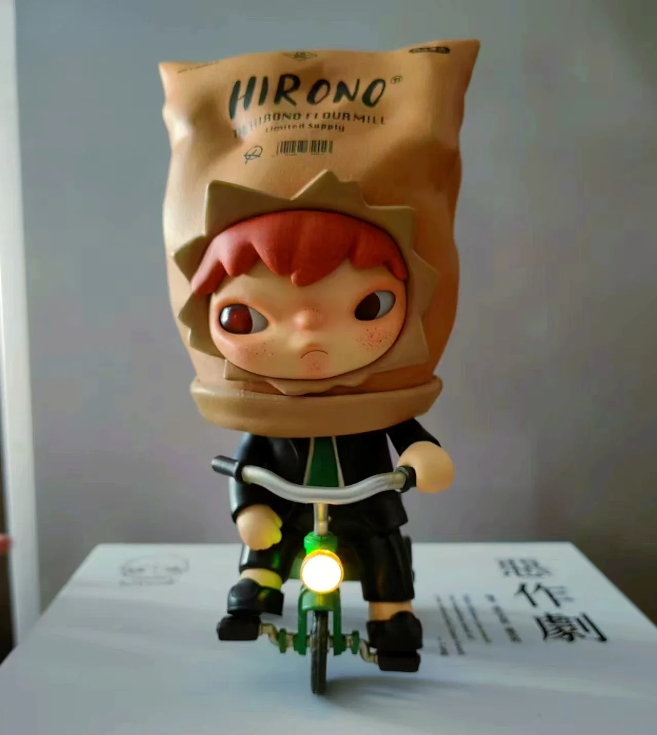 HIRONO Little Prank Figurine Toy 200% Figure Doll The Hirino Flour Mill Bicycle Home Decoration Kids Gift