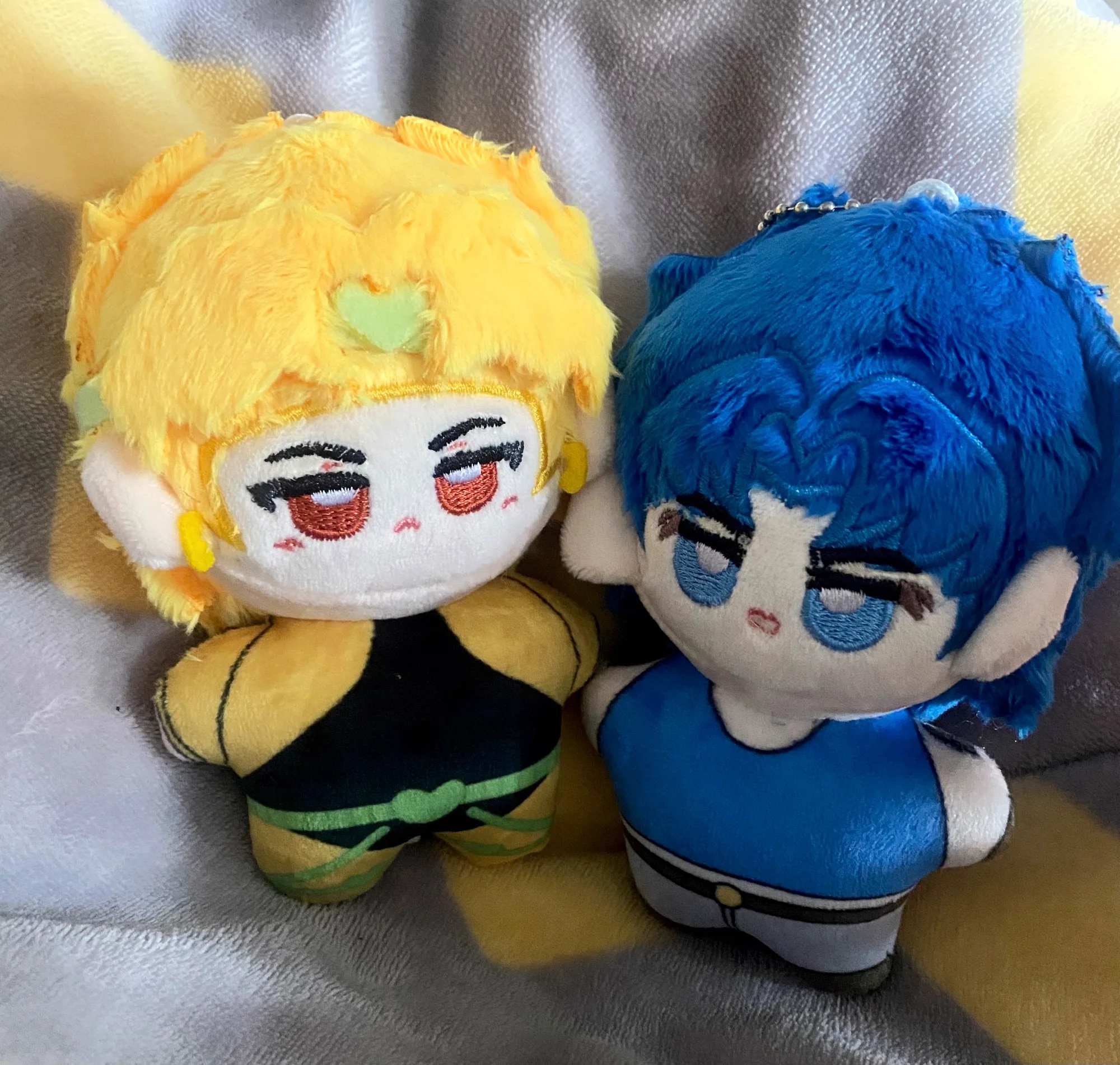 10CM Anime JoJo\'s Bizarre Adventure Jolyne Cujoh Kakyoin Tenmei Plush Keychain Pendant Cotton Plushie Kids Christmas Gifts