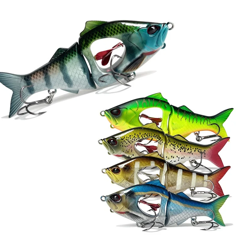 

Luya fishing Lure Long Cast Submersible Pencil Propeller Bait Double-section Fish Built-in Ringing Bead Cocked Mouth Bass Sea