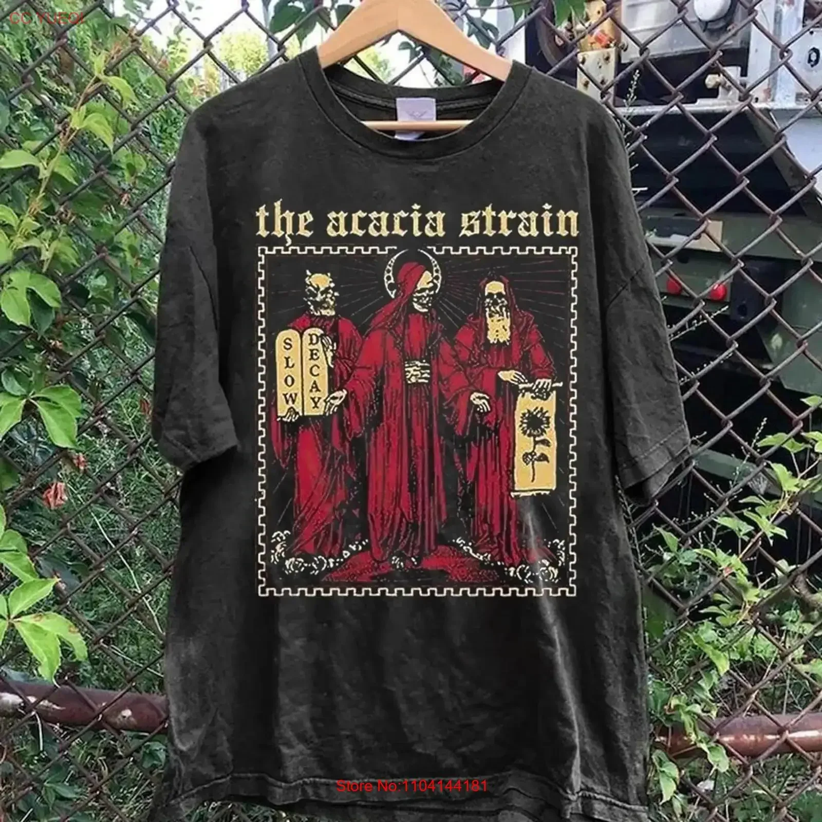 Rare The Acacia Strain Family T Shirt All Size long or short sleeves vintage Washed streetwear Unisex homme