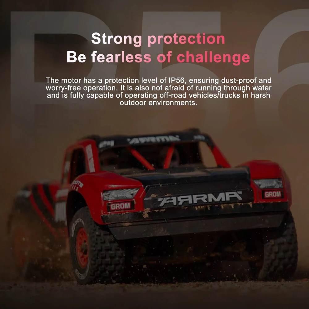 Hobbywing QuicRun WP 12BL45 G2 brushless waterproof ESC/2840SL/2850SL motor applied to 1/12 1/14 RC remote control car