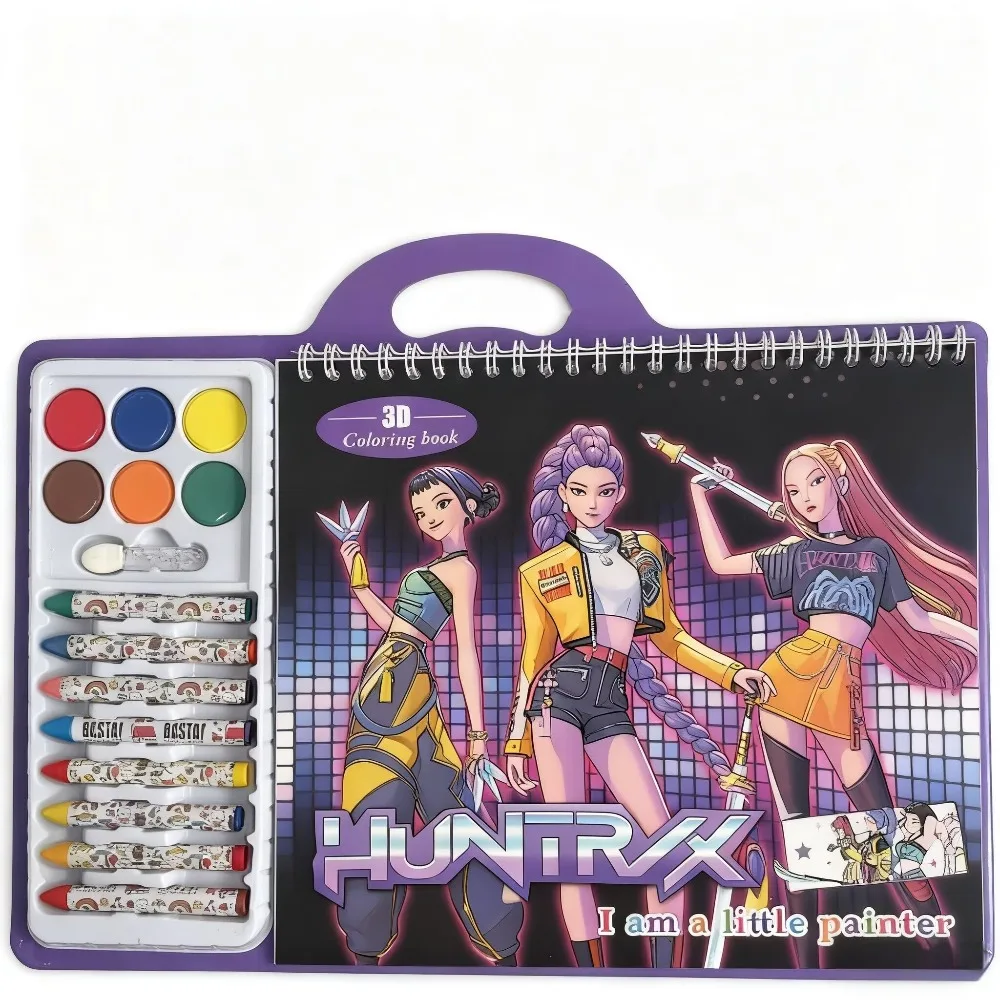 Ensemble de livres de coloriage pour enfants, éducation précoce, avec stylo, dessin à l'eau, jouets Montessori, cadeau, livre d'images Portable, livre de dessin magique, 1