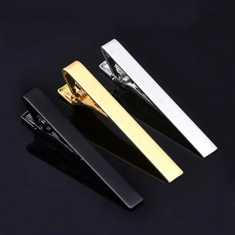 

Tie Clip for Men Metal Copper Simple Bar Clasp Practical Necktie Accessories Fashion Mens Classic Tie Clips Clamp Pin Jewelry