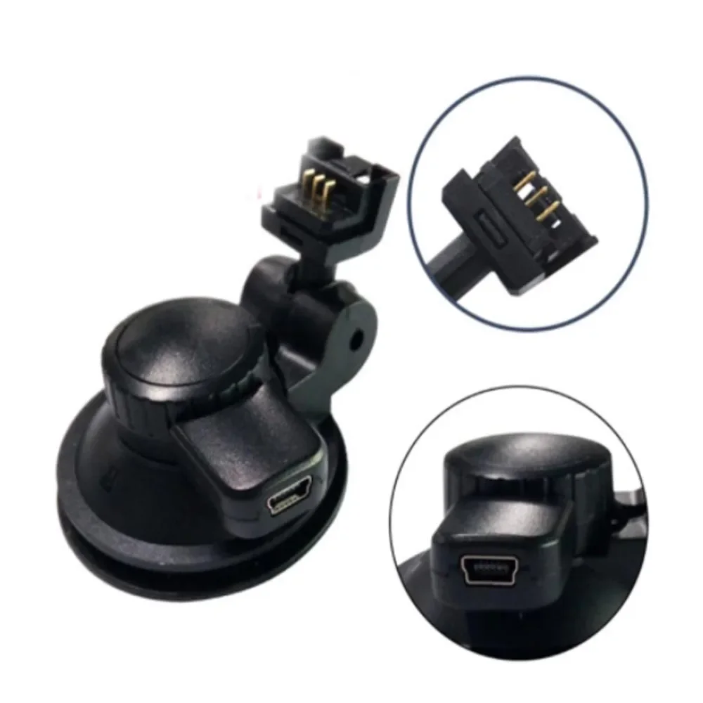 L Suction Cup Holder with Mini USB Port for F8/F7/F3/V90/BL950 Recorder 3pin 4pin Head DVR Dash Cam Bracket Car Windshield Mount