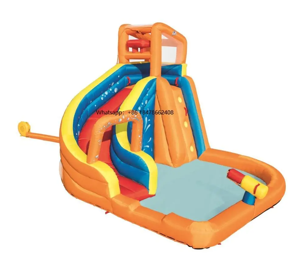 

53301 Inflatable Amusement Water Park With Slide for Kids