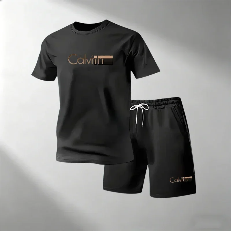

Fashion Letter Print Sporty Home Two-piece Set, breathable, quick-drying, cool, not sweaty, and not sticky when close-fitting