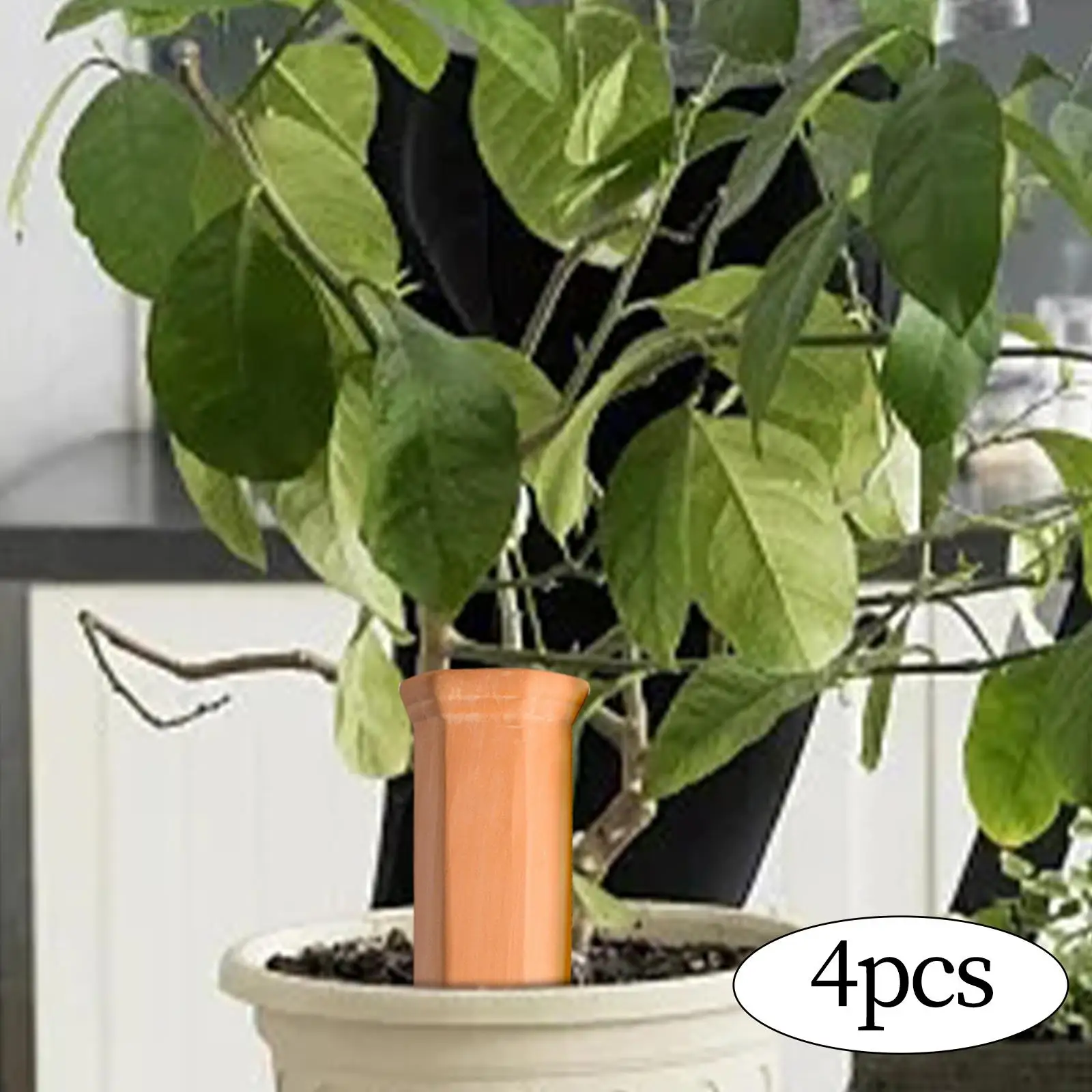 Plant Watering Spikes 4Pcs 150ml Plant Watering Devices for Vacations Indoor