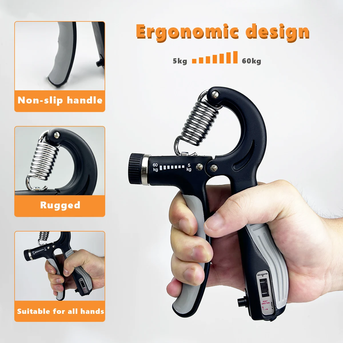 Variable-Tension Hand & Forearm Trainer 4