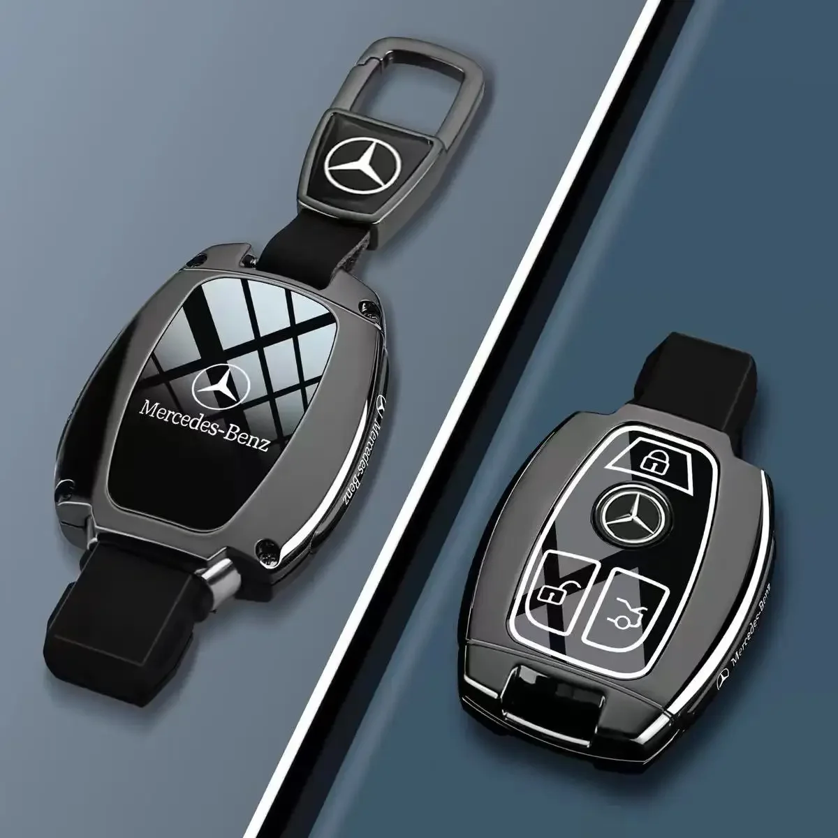 TPU Style Car Key Case Cover Shell Fob For Mercedes Benz C E S Class W206 W223 W214 GLA GLB GLC CLA CLS E300 S450 S580 S500