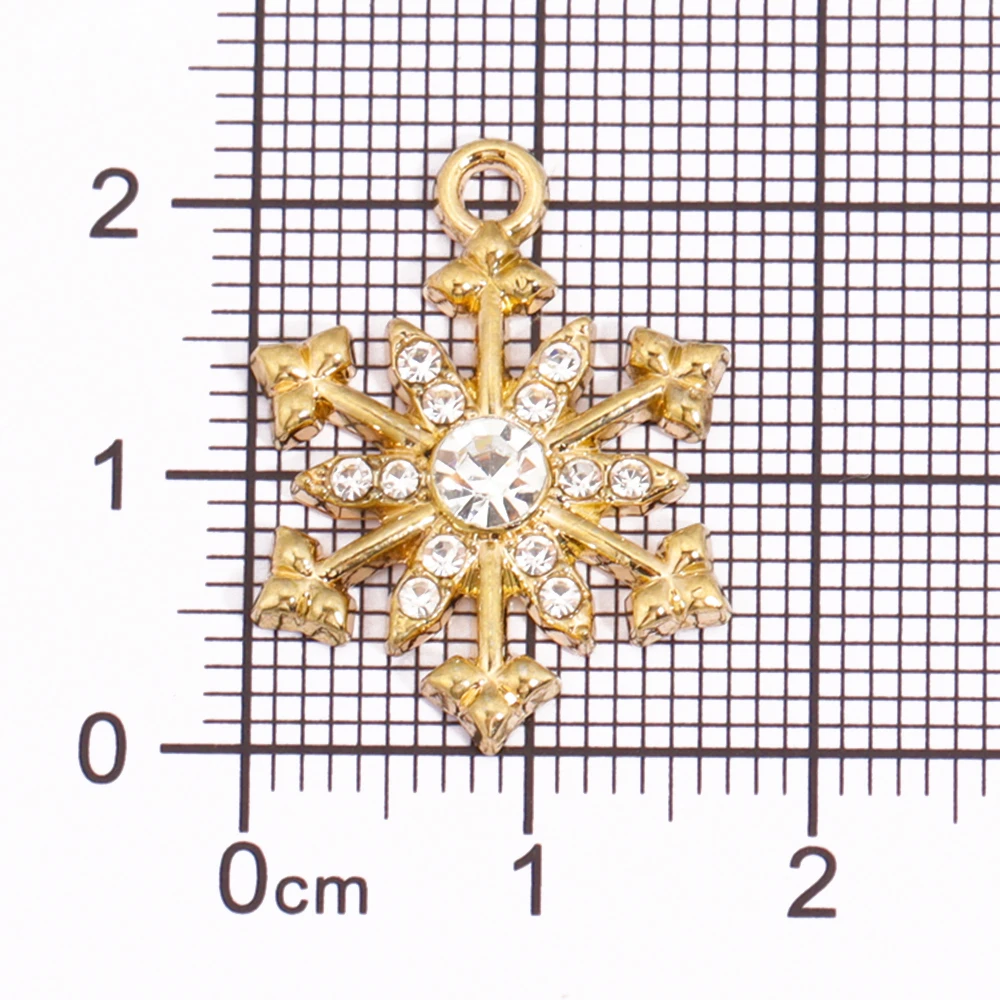 12 Stile Emaille Weihnachten Schneeflocke Weihnachtsbaum Legierung Anhänger Charm für Schmuck handgemachte DIY Zubehör Halskette – Detail 5