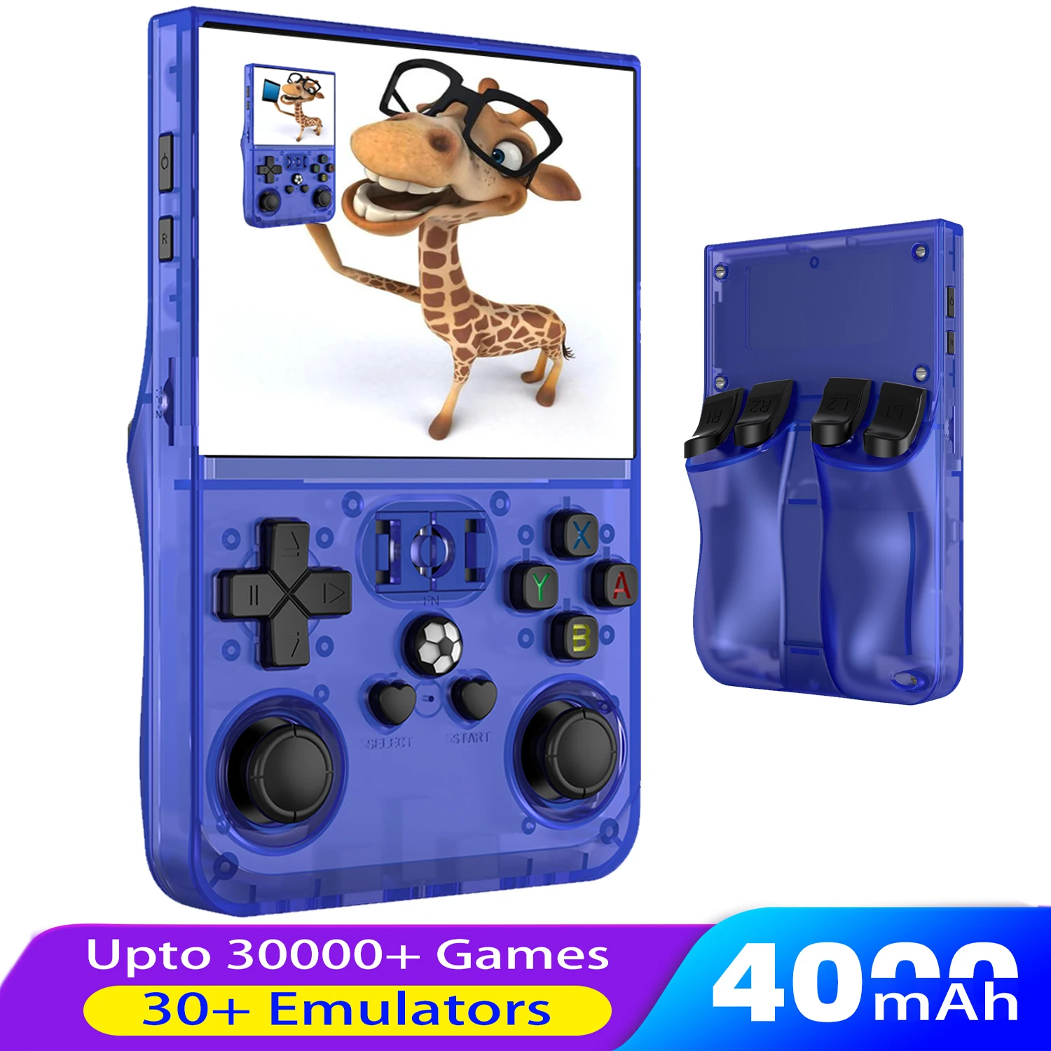 

WDYQJE R36Pro Retro Handheld Video Game Console Linux System 3.5 Inch IPS Screen Portable Pocket Video Player Console Games