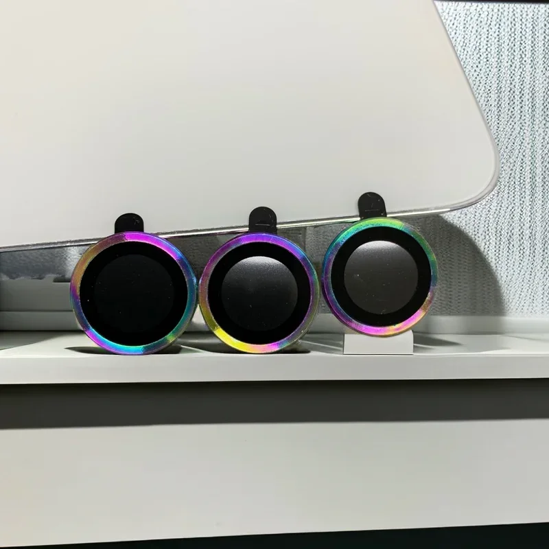 2-3 قطعة فيلم عدسة الكاميرا المعدنية آيفون 17 16Pro ماكس 15 زائد برو ماكس HD عدسة الزجاج المقسى آيفون 12 13 Mini 11Pro ماكس