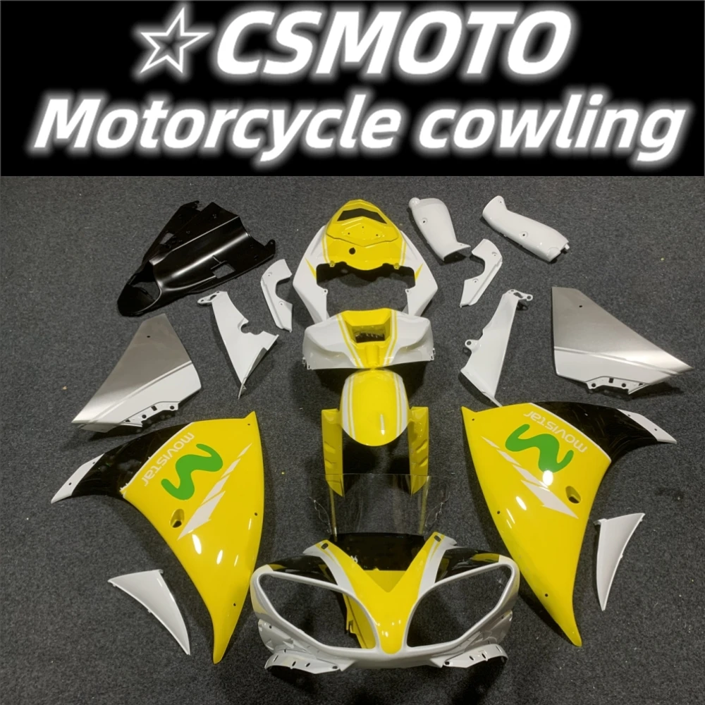 

The new ABS fairing fits the motorcycle Yamaha YZF1000 R1 2009 2010 2011 2012 2013 2014 body kit set yellow silver White