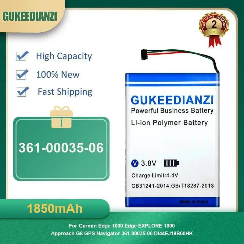Battery For Garmin Edge 820 500 200 205 520 Plus EXPLORE 1000 800 810 830 530 GPS 361-00043-00 361-00035-06 361-00035-00